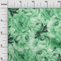 Onuone pamučno kambric morsko zelene tkanine cvjetni obrtni projekti Dekor tkanina štampan dvorište široko