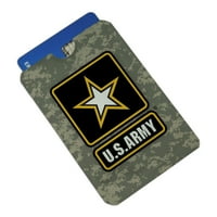 S. Vojska Logo na Camo kreditnoj kartici RFID Bloker Držač za zaštitni novčanik torbice na rukavima