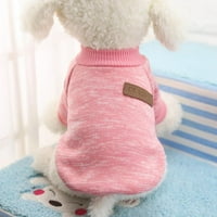 Klasična topla pas odjeća štenad outfit kućna ljubimca jakne kaput meka džemper odjeća za male pse,