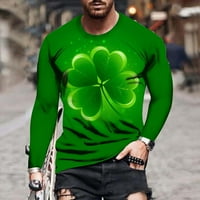Majica za odrasle ultra pamučna majica Muška uniziranja svakodnevna majica St. Patrickov dan 3D grafički