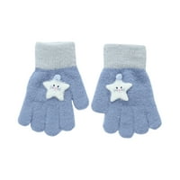 Happy Date Parovi 6-GODINE Dječje rukavice Dječje rukavice Mitten Puni prst rukavice zimske pletene rukavice za male dječake i djevojčice zalihe
