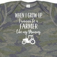 Inktastični poljoprivrednik poput mamy poljoprivrednog poklona dječak za bebe ili dječji dječji bodysuit