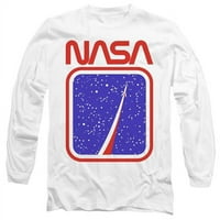 Trevco NASA147-al- NASA & do zvezde-dugih rukava za odrasle od 18 godina, bijela - 2x