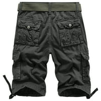 Teretne kratke hlače za muškarce Ležerne prilike za lagane kratke hlače Multi-džepovi Radne hlače Dužina