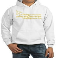 Cafepress - letenje je drugi najveći samirnice žute muške ljude - pulover dukserica, dukserica s kapuljačom
