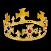 Kruna igračka sretan rođendan zabava ukras kraljevskog kraljevskog plastičnog prestolonovode kostim