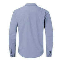 Modne marke Muške majice Casual Long rukava Grafički pulover Novi dolasci Henley opuštena fit košulja