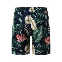Iopqo muški kratke hlače Muška ljetna modna casual havajska stila tiskane cvjetne hlače od plaže Shortsmenove
