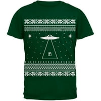 Alien Beam ružni božićni džemper Zelena mladost majica - Mladinski medij