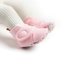 Topla dječja dječja cipela od pamučne neklizne snimke, 0-18 mjeseci, ružičasta