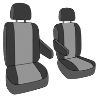 Caltrend Front Smart Traper Seat Seat za 2004- Toyota Highlander - TY485-04DN plavi umetak i obloži