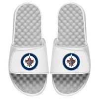 Muški jelid bijeli Winnipeg Jets Pribičajeni logo Spomene sandale