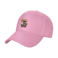 CEPTEN muškarci i žene hip hop jedinstveni otisak sa ZZ-Top Logo Podesivom bejzbolnom kapicom Pink