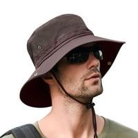 Haxmnou Muška UV zaštita široki šeširi za sunčanje Hlađenje mrežice Ponytail Hole kapa sklopi kapa