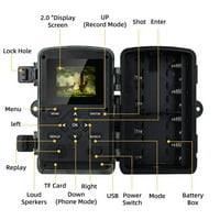 Liwarace Trail Treight kamere Okidač Za pokretanje aktivirana IP lovna kamera 120 ° široka