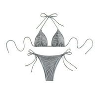 Yanhoo Womens bikini setovi dva seksi brazilski kupalište za kupanje seksi gudačkih tanga kupaćeg kostima