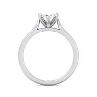 Sirakuza - Moissite Marquise Cut Lab Diamond Solitaire Angažman prsten