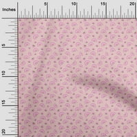 Onuone pamučne kambric ružičaste losos tkanine Kids Rainbow quilting zalihe Ispisuje šivanje tkanine
