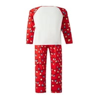Usklađivanje božićne porodice pidžamas setovi Xmas Elk Deer Print Xmas Holiday Sleep Bages Set Loungewear