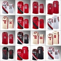 NBA_ dres Men Portland Trail''blazers''Basketball Hassan Whiteside Carmelo Anthony Trevor Ariza Jersey