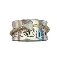 ZTTD Personalizirani prsten Inspiracija prsten morski nakit prsten za planinski prsten - veličina 6