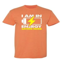AM u Energy sarkastičkim humorom Grafički poklon za muške novitete Funny majica