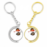 Tradicija Kineska riba Sretni rotirajući okretni ključ za ključeve pribor za prsten