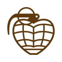 Heart Grenadni naljepnica naljepnica Die Secke - samoljepljivi vinil - Vremenska zaštitna - izrađena