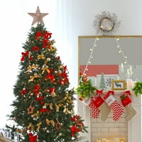 Frcolor Božićno stablo Željeznjak Topper blistavo ukrašavanje ukrasa za božićne stablo