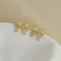 Modni jednostavni mali i izvrsni naušnici u obliku leptira na minđuše na minđuše