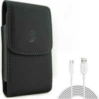 Case Clip W 6ft USB-C kabl za Samsung Galaxy S Plus - Kožna torbica za kožne torbice, tip-c Brza punjač
