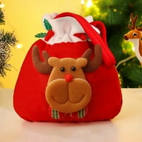 Apartman STUFF božićne torbe za božićnu tkaninu poklon torbe za omotavanje 3D Xmas torbe za poklon torbe