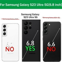 Samimore za Samsung Galaxy S Ultra SLUČAK, Čvrsta i meka TPU all inclusive prozirni magnetni poklopac