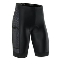 Arsuxeo muškarci Biciklističke kratke hlače podstavljene biciklističke gaćice sa džepovima Prozračne