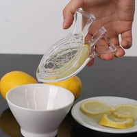 Akrilni priručnik limunska stiška prozirna voćna sokovnica rukovali limunov sokovnik