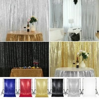 Glitter Sequin Backdrop zavjese vjenčani vjenčanik za fotografije Booth pozadinska zabava Dekor mjesta
