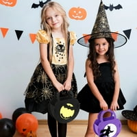 Xinrui Halloween Candy Bag netkana tkanina Pumpkin Ghost Bat Witch Chocolate Biscuit Grisk Gooveoes