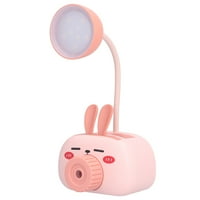 Stolna svjetiljka, LED stočna lampa toplo bijela držač olovke za obavljanje domaćih zadataka Pink