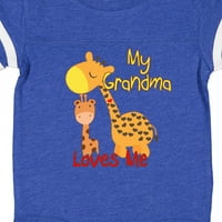 Inktastic moja baka voli me žirafa poklon baby boy ili baby girl bodionicu