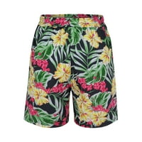 Ženske casual kratke hlače Ljeto udobno plaže kratke hlače elastični struk cvjetni print sa džepovima