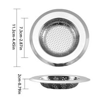 Cjedilo za sudoper Lingouzi, efikasan anti-začepljenje od nehrđajućeg čelika Metalno efikasno čišćenje