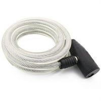 Wideskall 72 Extra dugačka teška kabela za samo zavlačenje kabela za bicikl za bicikl za bicikl sa montiranjem crne boje