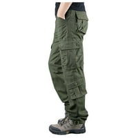 Muške gaćice muške gasgarde Solid multi-džepne opterećene kombinezone na otvorenom Ležerne prilike hlače XL