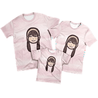 Spy Faci Porodica Slatka 3D Print Kids T Majica Ljetna modna Ležerna majica Dječak Djevojka Unise dječje
