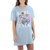 Zlatne djevojke TV sitcom serije Girl Call Juniors Blue Noćna košulja-S