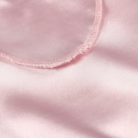 Caveitl Womens pidžama, žene V-izrez trepavice čipke za mrlju Kamisole Pajamas Bowknot hlače set ružičaste