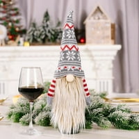 Božićni švedski Gnome Wine boce poklopca Gnome vinski top korpa švedske GNOME boce za vino Dekorativne