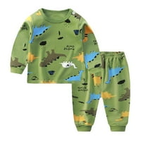 Toddler Baby Boy duks outfit crtani dinosaur Dugi rukav Top Patch Duweatsuit jogger odjeća Set 0- godina