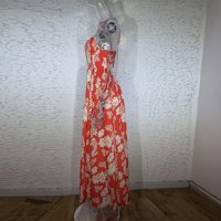 Ženska strapska haljina suspender cvjetni print dugačak haljina bez rukava bez rukava