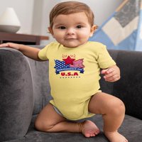 Dan nezavisnosti u.a Bodysuit novorođenčad -Image by Shutterstock, meseci